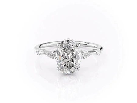 The Naomi Set With A 2 Carat Oval Lab Diamond Sale