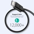 RAVPower TPE USB A to Type C Cable - 1 Meter   Black Fashion