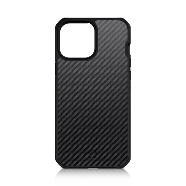 Itskins Hybrid Mag Carbon Series Cover For iPhone 13 Pro Max - Black1 Supply