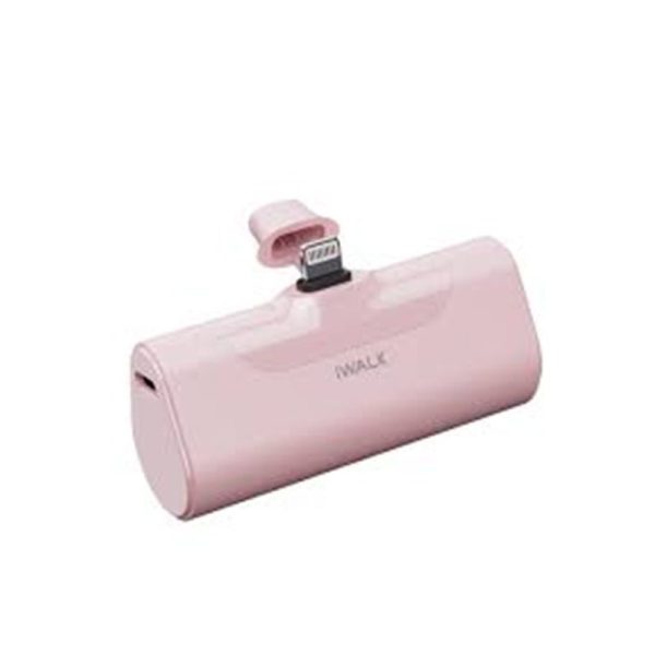 iWALK Link Me Plus Pocket Battery 4500mAh For iPhone - Pink Fashion