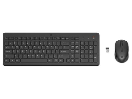 HP 330 Wireless Mouse and Keyboard - 2.40GHz   1600dpi   Wireless   Black   Arabic English Keys - Keyboard & Mouse Combo Supply