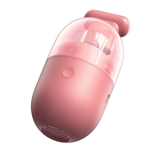 Baseus C2 Desktop Capsule Vacuum Cleaner - 1000pa Suction   Pink Online