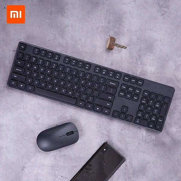 Xiaomi Wireless Keyboard and Mouse Combo - 2.40GHz   Wireless   Black Sale