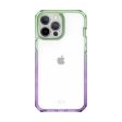 Itskins Supreme Prism Case - Apple iPhone 13 Pro Max   Light Green And Light Purple For Sale