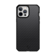 Itskins Hybrid Mag Carbon Series Cover - Apple iPhone 13 Pro Max   Carbon Black Online Hot Sale