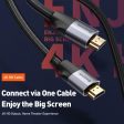 Baseus HDMI Cable - 4K   1 Meter   Black Online Sale