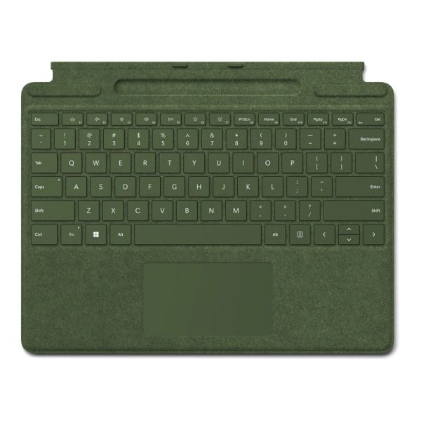 Microsoft Surface Pro Signature Keyboard - Magnetic   Arabic English   Forest - Keyboard Online now