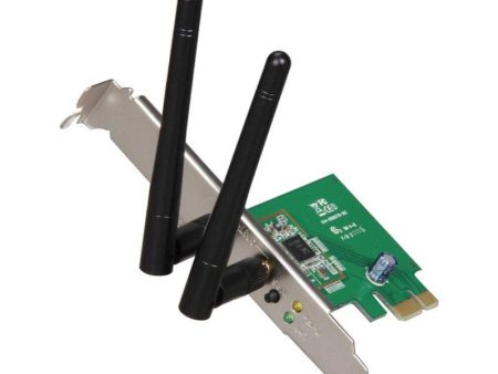 Asus Wireless-N300 PCI Express Adapter - 2.4GHz   PCI Express Hot on Sale