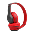 P47 Wireless Headphone - Bluetooth 4.2   Wireless   Red - 2 s Day Treats Fashion