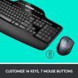 Logitech MK710 Performance Wireless Combo - 2.40GHz   Up to 10m   USB Wireless Receiver   Arb Eng   Black - Keyboard & Mouse Combo Discount