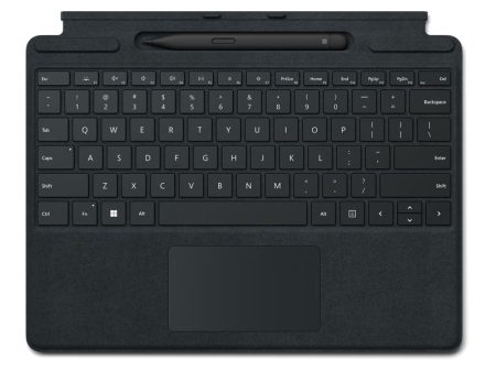 Microsoft Surface Pro Signature Keyboard with Slim Pen 2 - Magnetic   Arabic English   Black - Microsoft Surface Pro 9 Online now