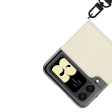 Araree Canvas Diary Case For Z Flip 4 - Ivory Online Sale