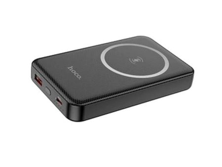 Hoco DB26 10000mAh Fast Charging Magnetic Wireless Power Bank - Black Online Hot Sale