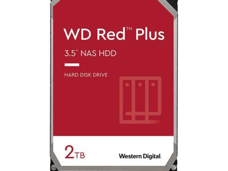 WD Red Plus Internal Drive - 2TB   3.5-inch   SATA-III   5400 RPM   128MB Buffer Discount