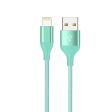 iWALK Braided 1.8 Meter Lightning to USB MFI Cable for iPhone - Mint Hot on Sale