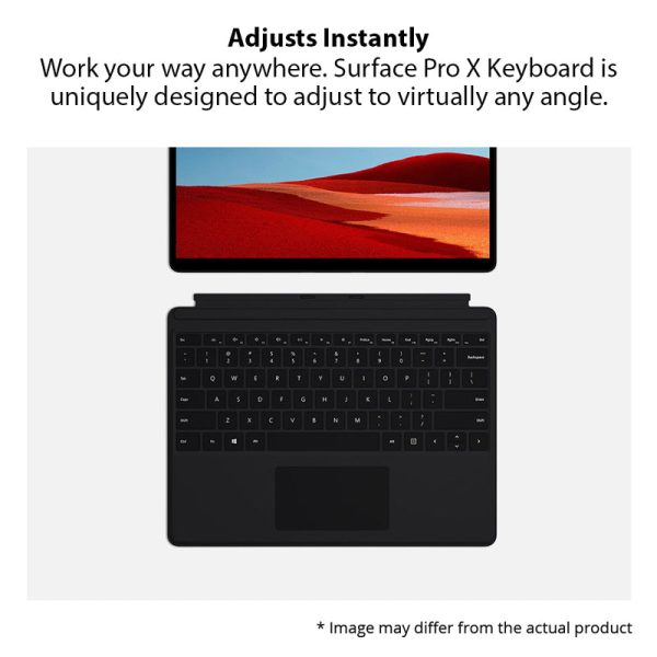 Microsoft Surface Pro X Keyboard - Magnetic   Arabic English   Black - Keyboard For Cheap