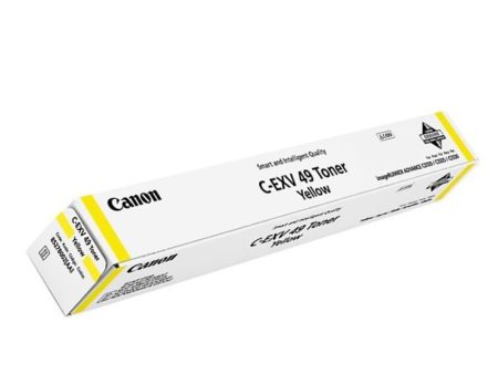 Canon C-EXV 49 Yellow Color - 19K Pages   Yellow Color   Toner Cartridge Online now