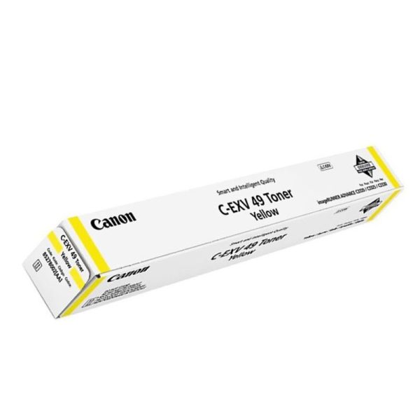 Canon C-EXV 49 Yellow Color - 19K Pages   Yellow Color   Toner Cartridge Online now