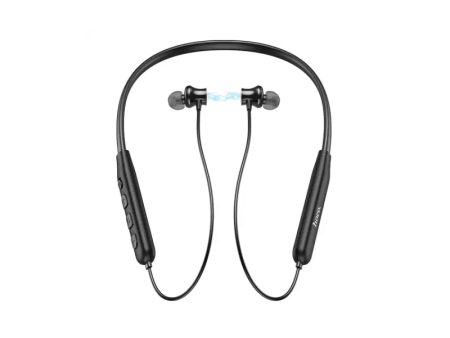 Hoco Neckband ES64 Sports Bluetooth Earphone - 200mAh   Black For Sale