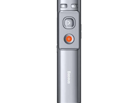 Baseus Orange Dot Wireless Presenter - 250mAh   RF2.4G Hz   100m   Grey Cheap