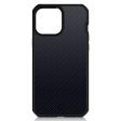 Itskins Hybrid Mag Carbon Series Cover - Apple iPhone 13 Pro   Carbon Blue on Sale