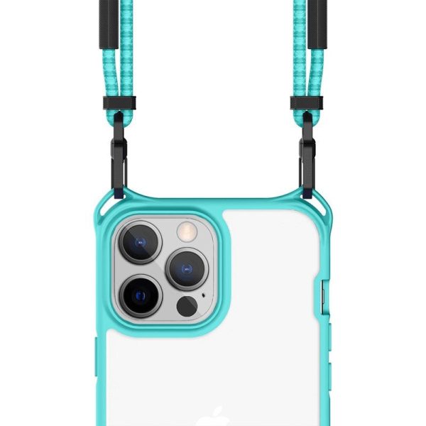 Itskins Hybrid Sling Case - Apple iPhone 13 Pro Max   Light Blue And Transparent For Discount