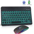 Bluetooth Wireless Keyboard And Mouse Kit For RGB Backlit Keyboard Kit - Black Online