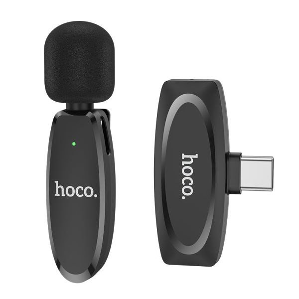 Hoco Microphone L15 Type-C - black Hot on Sale