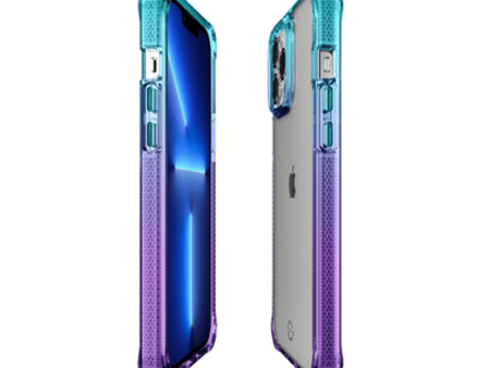 Itskins Supreme Prism Case - Apple iPhone 13 Pro Max   Light Blue And Light Purple Hot on Sale