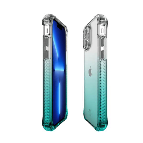 Itskins Hybrid Ombre Cover - Apple iPhone 13 Pro Max   Teal on Sale