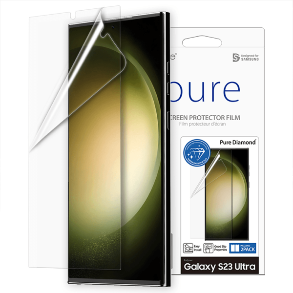 Araree Pure Diamond Film Screen Protector For Samsung Galaxy S23 Ultra - Clear ( 2 Pcs ) For Cheap