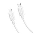 HOCO X73 PD Charging Cable - USB-C To Lightning   1 Meter   White on Sale