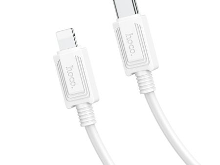 HOCO X73 PD Charging Cable - USB-C To Lightning   1 Meter   White on Sale