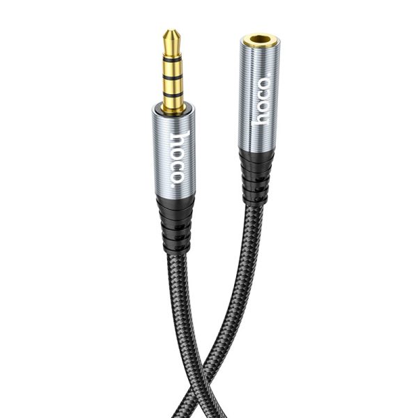 Hoco Audio Extension Cable - 3.5mm   1 Meter   Black Online Hot Sale