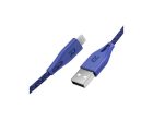 Ravpower USB A To Lightning Charging Cable - 1.2Meter   Nylon Blue Online Hot Sale