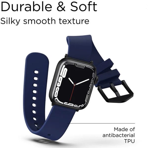 Casestudi USL Strap - Apple Watch Series 7   45mm   Navy For Cheap