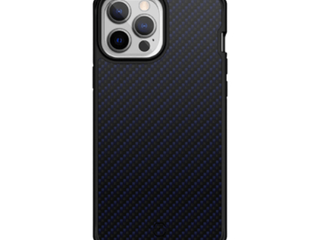 Itskins Hybrid Mag Carbon Series Cover - Apple iPhone 13 Pro Max   Carbon Blue Online now