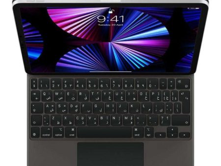 Apple Magic Keyboard For iPad Air 11-inch (2024)   iPad Pro (2021) - USB-C   Black   English   Arabic Online Sale