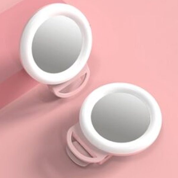 HR-20 Mirror fill light 2 in 1 Selfie Lights - 250 mAh For Discount