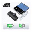 iWALK Linkme Pro Fast Charge Pocket Power Bank With Battery Display - Type-C   4800mAh   Black Hot on Sale