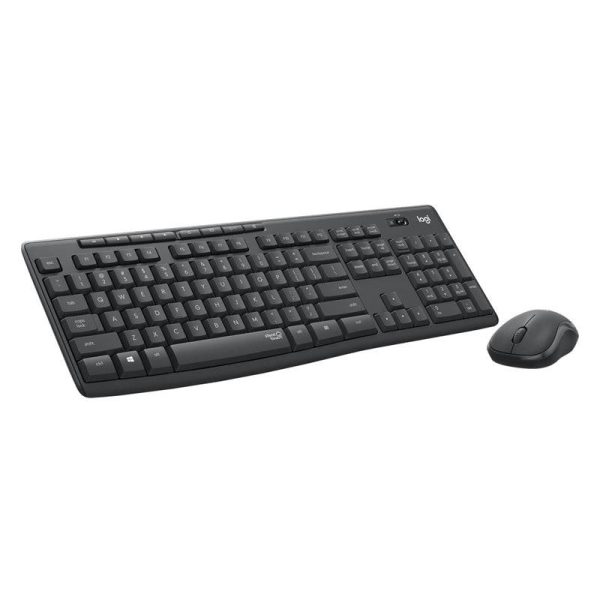 Logitech MK295 Silent Wireless Combo - 2.40GHz   Up to 10m   USB Wireless Receiver   Arb Eng   Black - Keyboard & Mouse Combo Online now