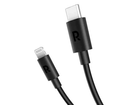 RAVPOWER Type-C to Lightning Charging Cable - 3m   Black For Discount