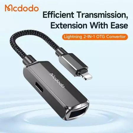 Mcdodo 2 in 1 USB Lightning OTG 3.0 Converter Adapter Hot on Sale