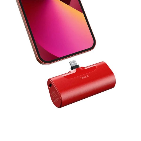 iWALK Link Me Plus Pocket Battery 4500mAh For iPhone - Red Online Sale