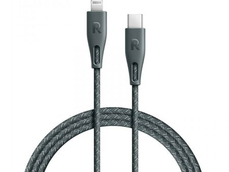 RAVPower Type-C to Lightning Charging Cable - 2 Meter   Nylon Green Discount