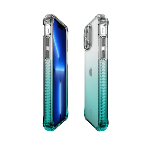 Itskins Hybrid Ombre Cover - Apple iPhone 13 Pro   Teal Hot on Sale