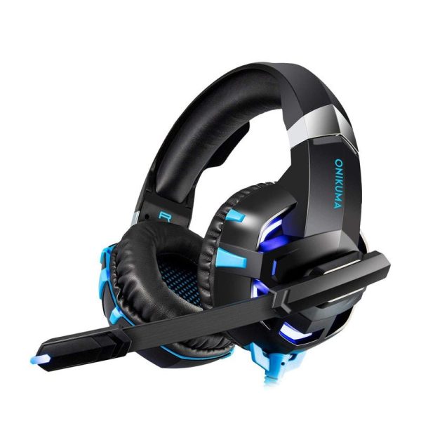 Onikuma K2 PRO Elite Stereo Gaming Headset - 20Hz-20KHz   50mm   Blue Online Hot Sale