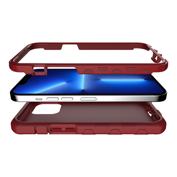 Itskins Supreme Solid For iPhone 13 Pro Max -Burgandy Red Discount