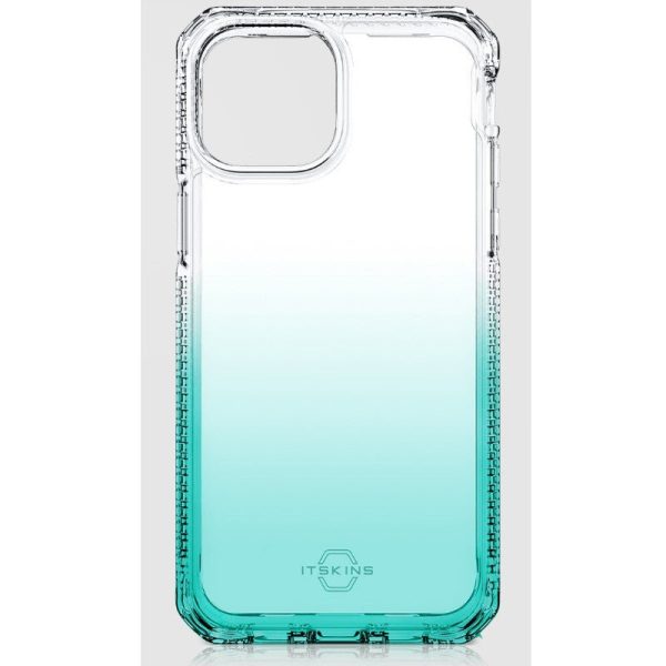 Itskins Hybrid Ombre Cover - Apple iPhone 13 Pro   Teal Hot on Sale