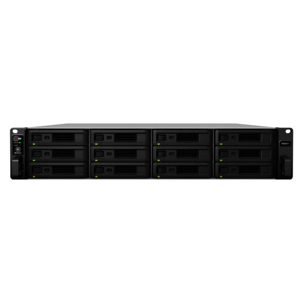 Synology RackStation RS2421+ - 64TB   4x 16TB   SATA   12-Bays   USB   LAN   Rack (2U) Fashion